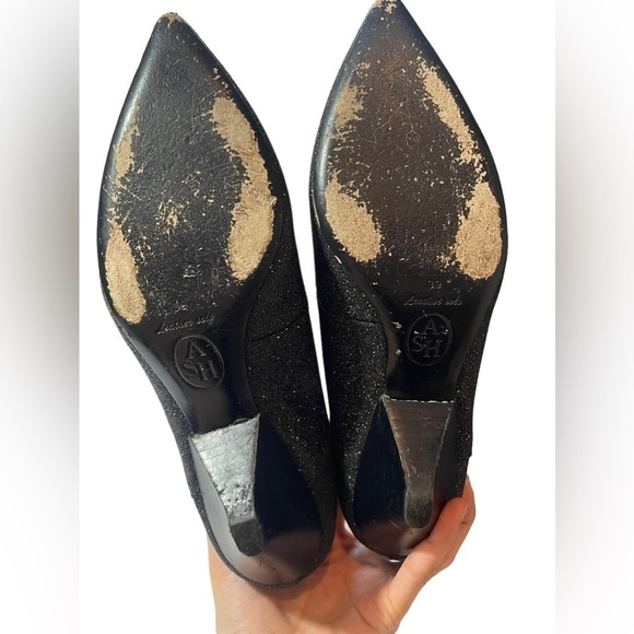 ASH Glitter Ankle Booties - Black, Size 8, Perfect for Festive Seasons - Picture 12 of 16
